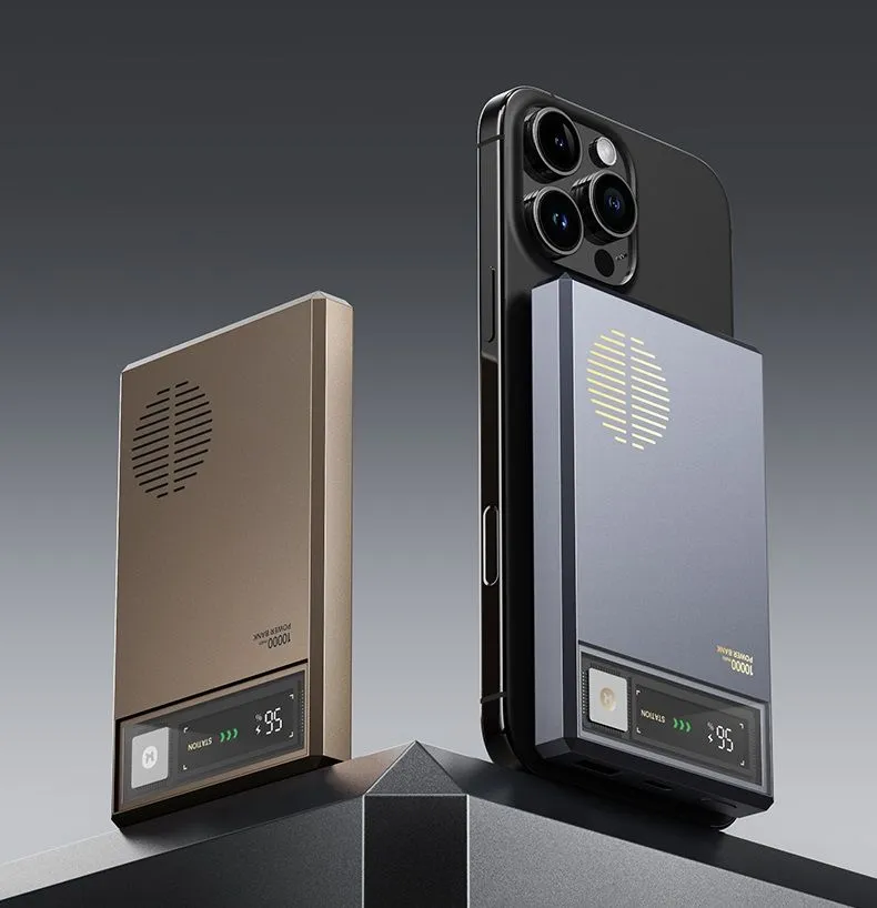 ROCK PD20W Retro Magnetic Wireless Power Bank 10000mAh