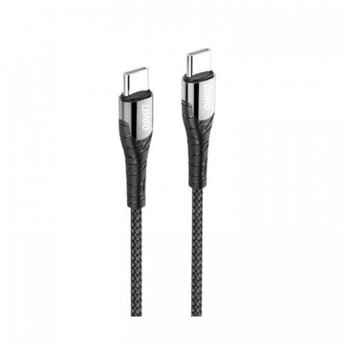 LDNIO LC101 1 Meter 60W Type-C To Type-C PD Cable Fast Charging Data Cable (Gray)