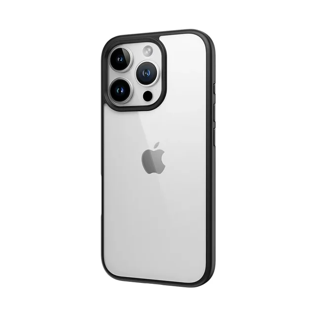 Rock Guard Transparent Case IPhone 16 Pro Max (Black)
