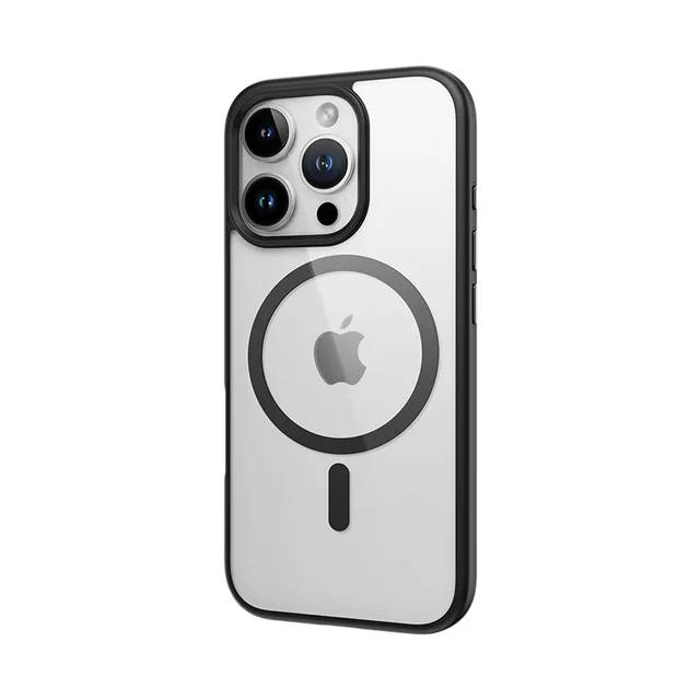 Rock Guard Transparent Case Magsafe (Black)