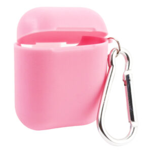 Cocoteetci AirPods TPU Case with Hook Pink