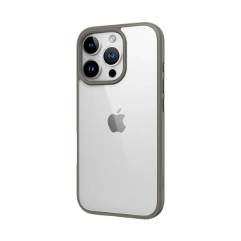 Rock Guard Transparent Case IPhone 16 Pro Max (Grey)