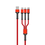 LDNIO LC93 3 in 1 Charging 1.2 Metre Cable